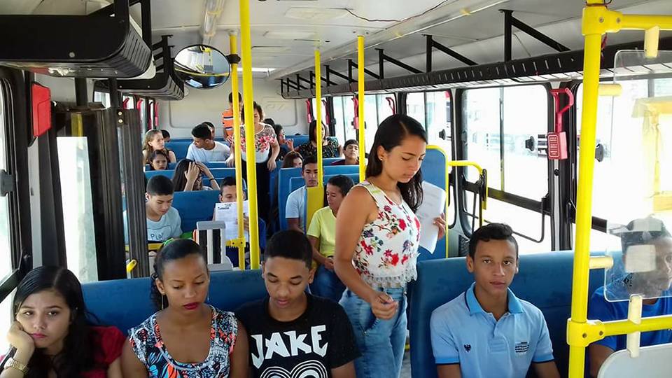 Estudantes de PoÃ§o Branco Prestam Exame para o IFRN